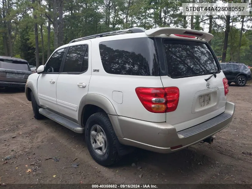 5TDBT44A42S080557 2002 Toyota Sequoia Sr5 V8