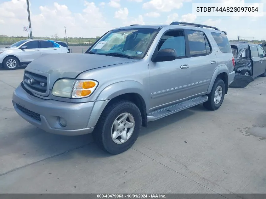 2002 Toyota Sequoia Sr5 V8 VIN: 5TDBT44A82S097054 Lot: 40479963