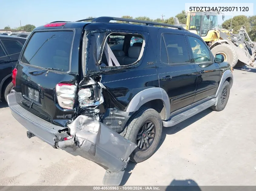 5TDZT34A72S071120 2002 Toyota Sequoia Sr5