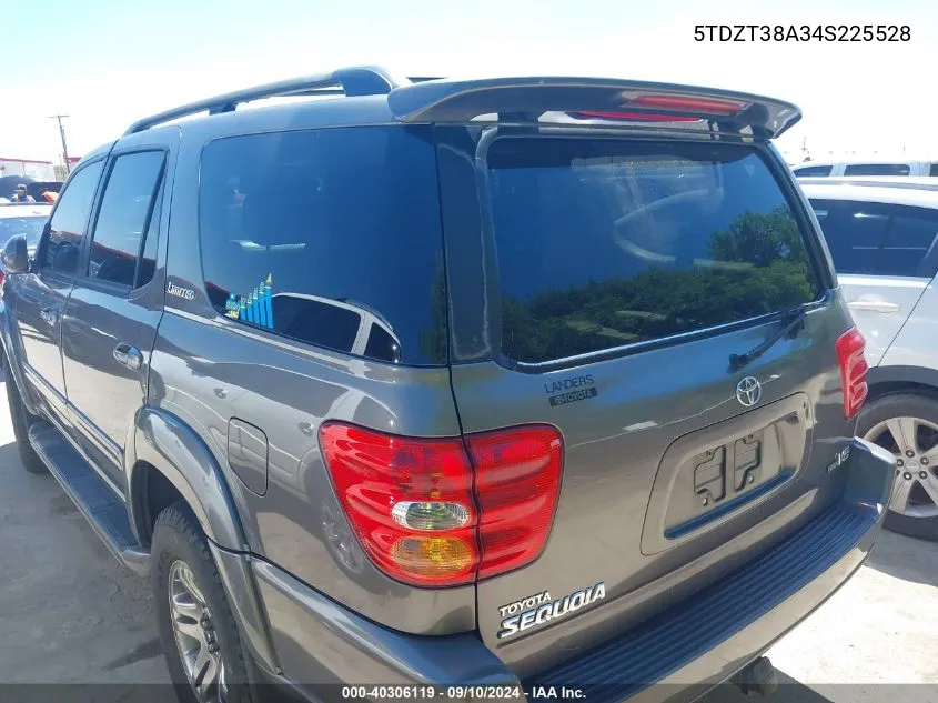 5TDZT38A34S225528 2004 Toyota Sequoia Limited V8