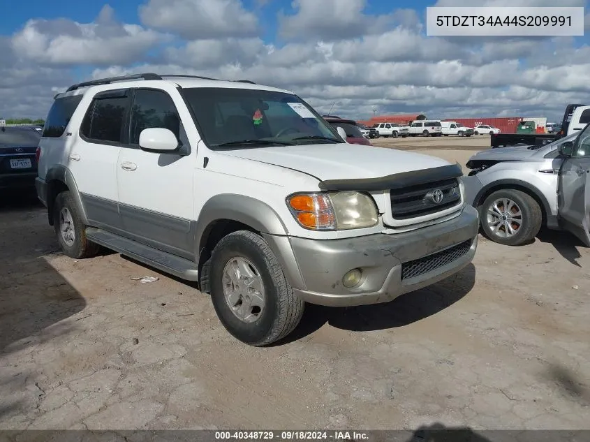 5TDZT34A44S209991 2004 Toyota Sequoia Sr5 V8