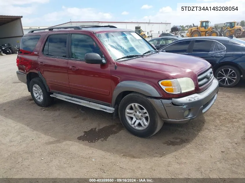 5TDZT34A14S208054 2004 Toyota Sequoia Sr5 V8