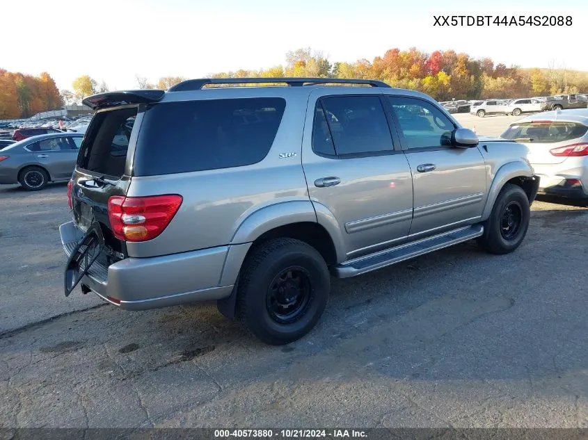 2004 Toyota Sequoia Sr5 VIN: XX5TDBT44A54S2088 Lot: 40573880