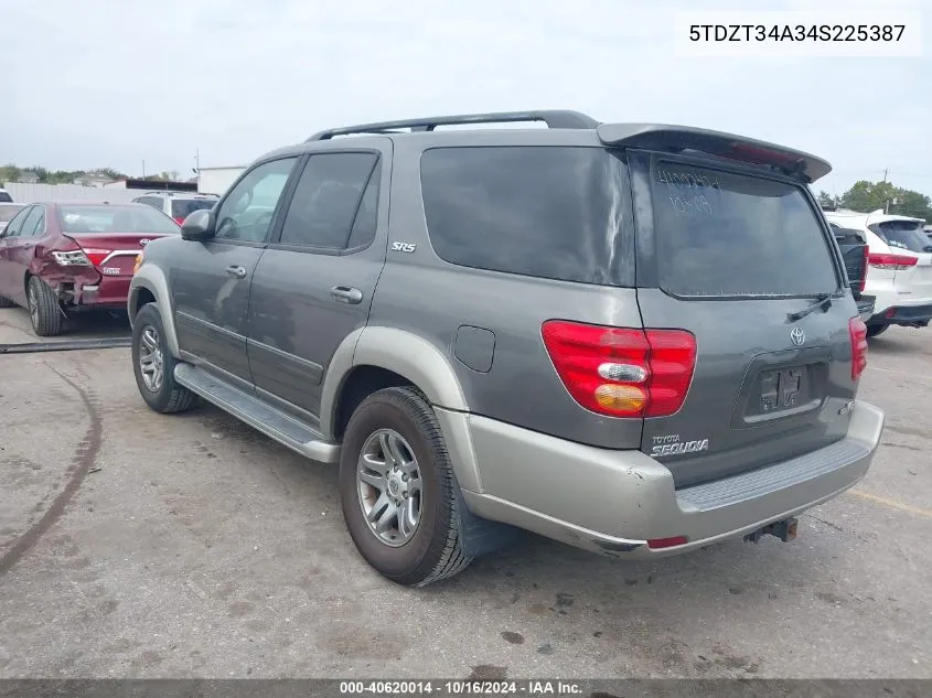 5TDZT34A34S225387 2004 Toyota Sequoia Sr5 V8