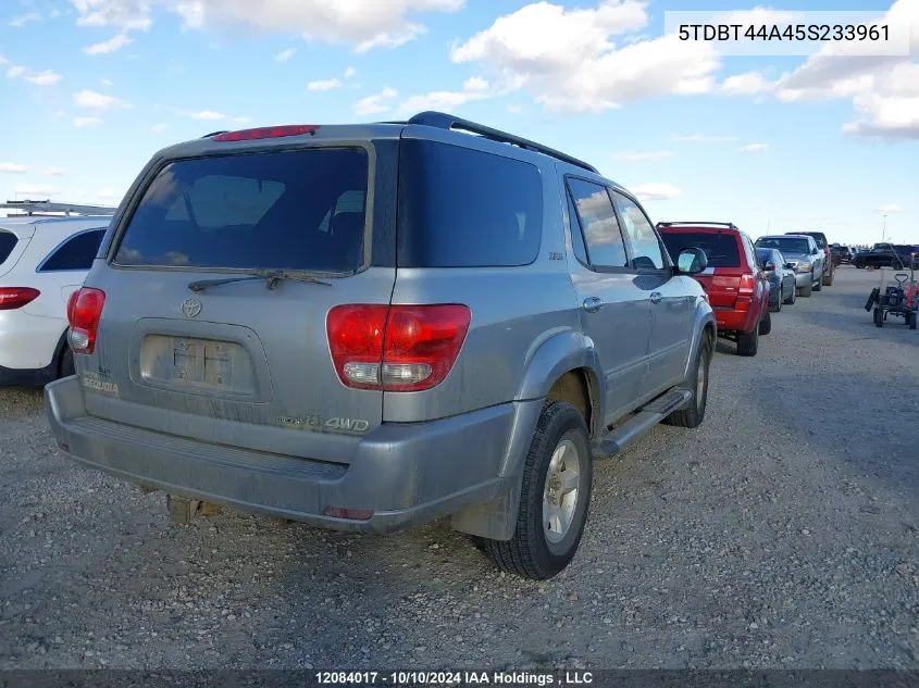 2005 Toyota Sequoia Sr5 VIN: 5TDBT44A45S233961 Lot: 12084017