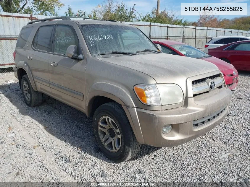 2005 Toyota Sequoia Sr5 V8 VIN: 5TDBT44A75S255825 Lot: 40661924