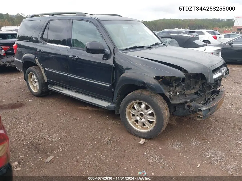 5TDZT34A25S255000 2005 Toyota Sequoia Sr5 V8