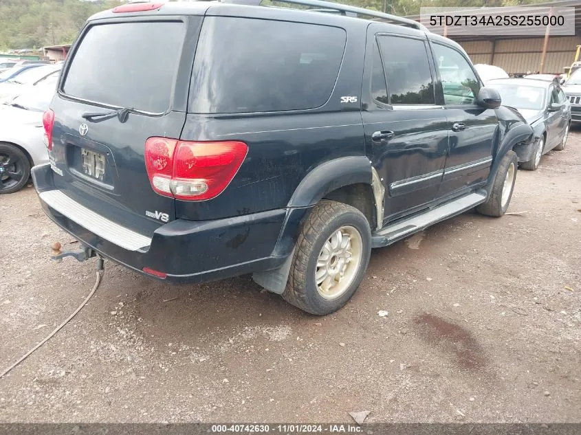 5TDZT34A25S255000 2005 Toyota Sequoia Sr5 V8