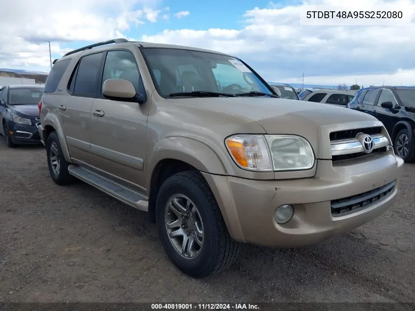 5TDBT48A95S252080 2005 Toyota Sequoia Limited V8