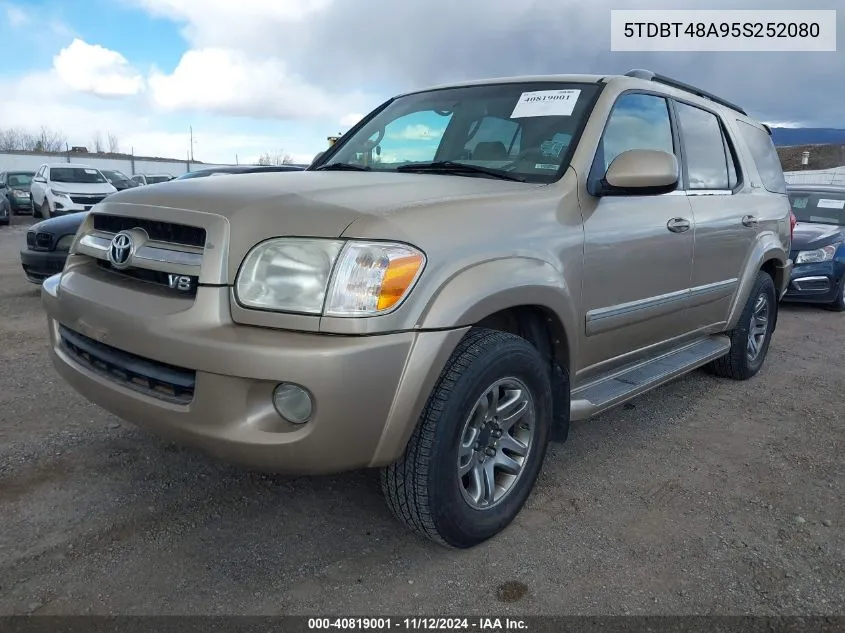 5TDBT48A95S252080 2005 Toyota Sequoia Limited V8