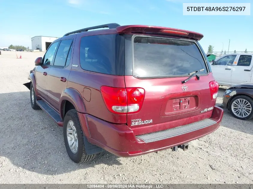 2006 Toyota Sequoia Limited VIN: 5TDBT48A96S276297 Lot: 12094404