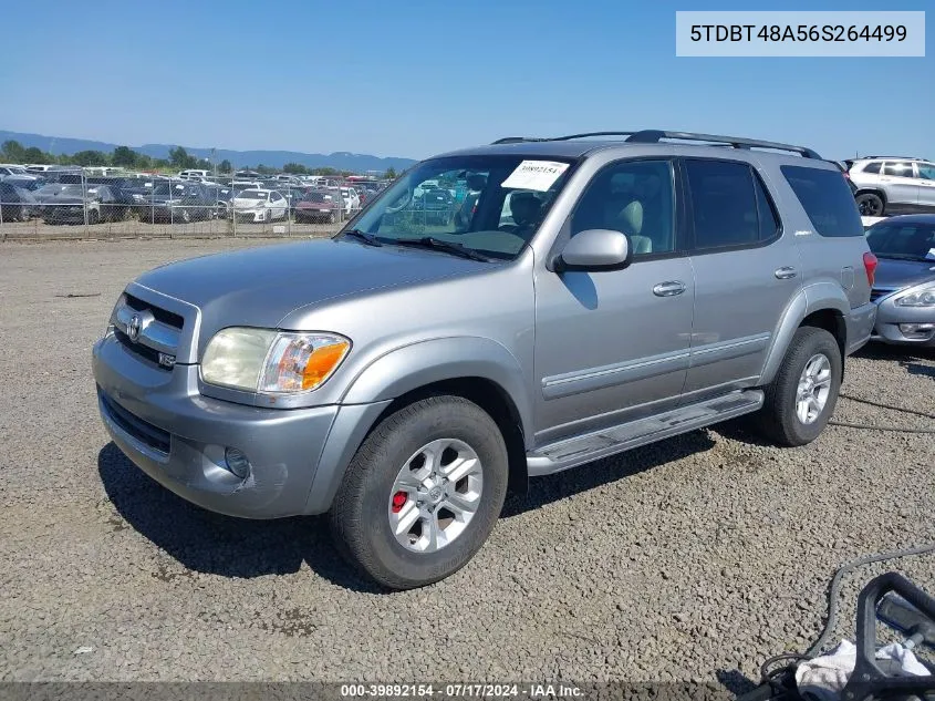 2006 Toyota Sequoia Limited V8 VIN: 5TDBT48A56S264499 Lot: 39892154