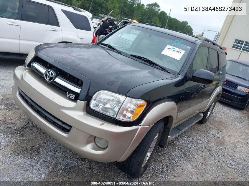 5TDZT38A46S273493 2006 Toyota Sequoia Limited V8