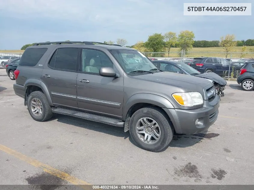 5TDBT44A06S270457 2006 Toyota Sequoia Sr5 V8