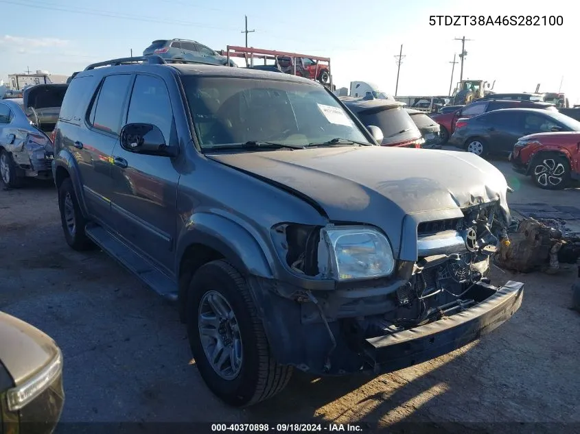 2006 Toyota Sequoia Limited VIN: 5TDZT38A46S282100 Lot: 40370898