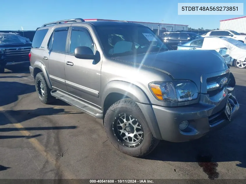 2006 Toyota Sequoia Limited V8 VIN: 5TDBT48A56S273851 Lot: 40541608