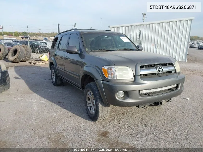 2006 Toyota Sequoia Limited V8 VIN: 5TDBT48A96S266871 Lot: 40711147