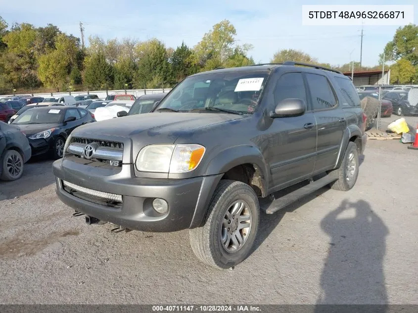 2006 Toyota Sequoia Limited V8 VIN: 5TDBT48A96S266871 Lot: 40711147