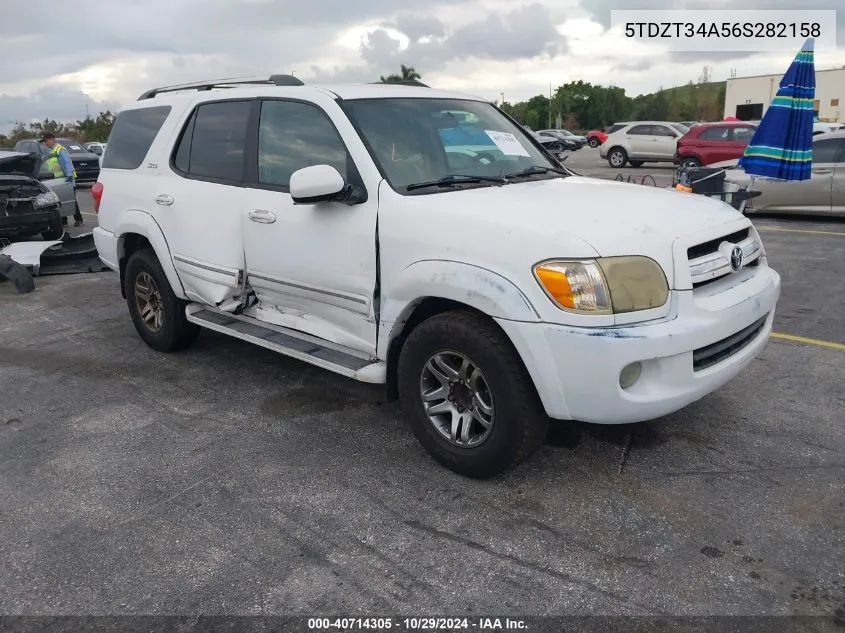 2006 Toyota Sequoia Sr5 V8 VIN: 5TDZT34A56S282158 Lot: 40714305