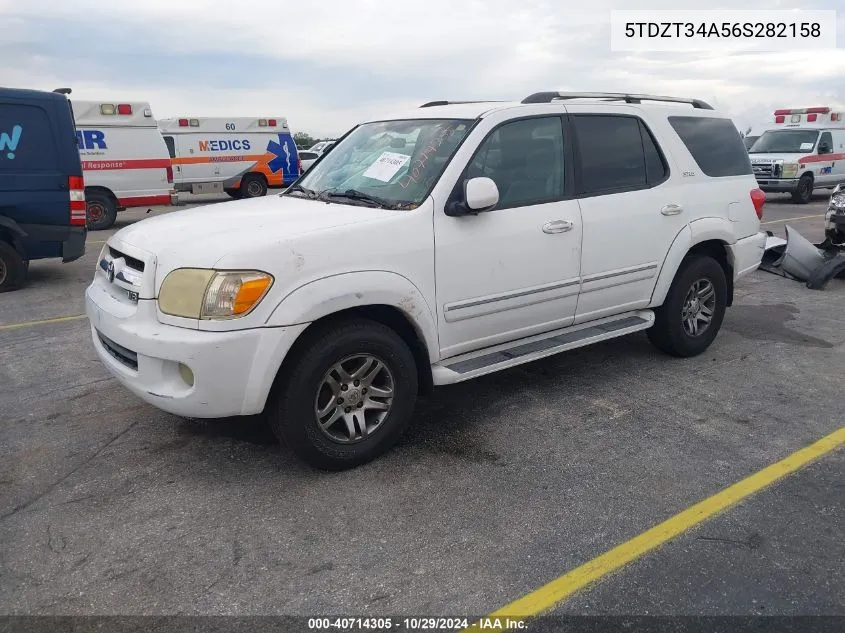 2006 Toyota Sequoia Sr5 V8 VIN: 5TDZT34A56S282158 Lot: 40714305