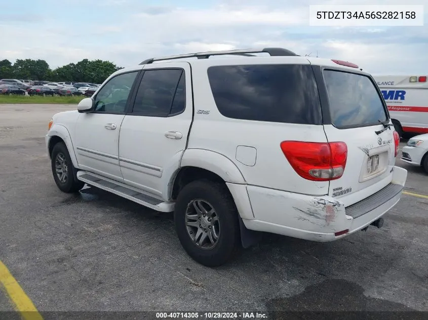 2006 Toyota Sequoia Sr5 V8 VIN: 5TDZT34A56S282158 Lot: 40714305