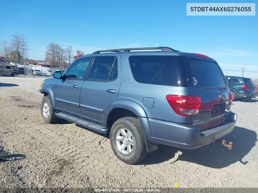 2006 Toyota Sequoia Sr5 V8 VIN: 5TDBT44AX6S276055 Lot: 40727556