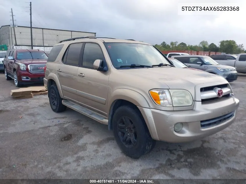 2006 Toyota Sequoia Sr5 V8 VIN: 5TDZT34AX6S283368 Lot: 40757481