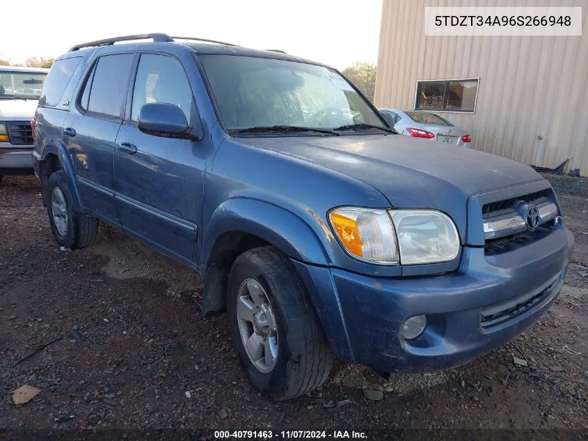 2006 Toyota Sequoia Sr5 V8 VIN: 5TDZT34A96S266948 Lot: 40791463