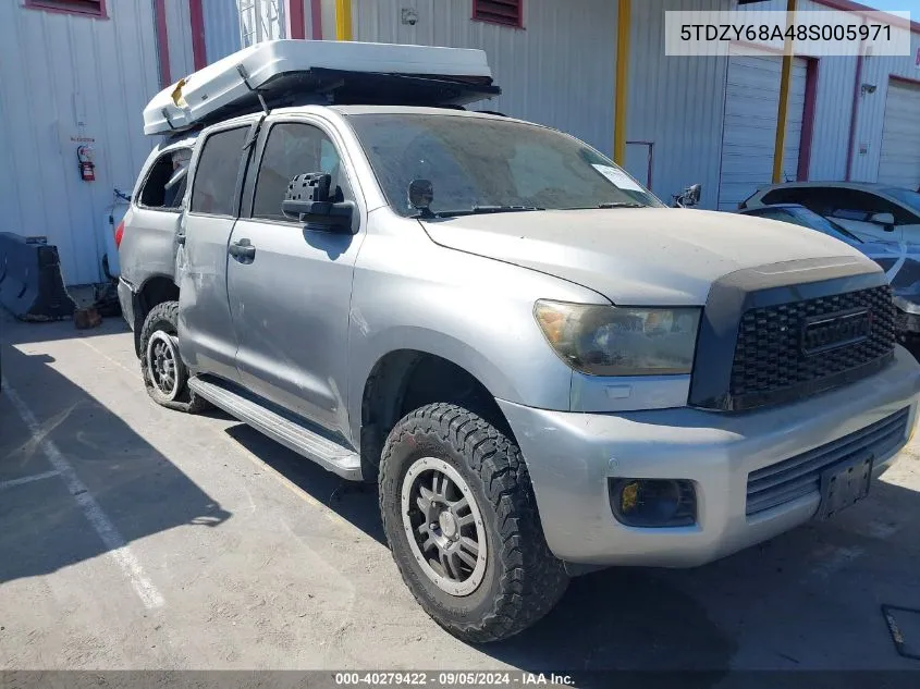 2008 Toyota Sequoia Limited VIN: 5TDZY68A48S005971 Lot: 40274661