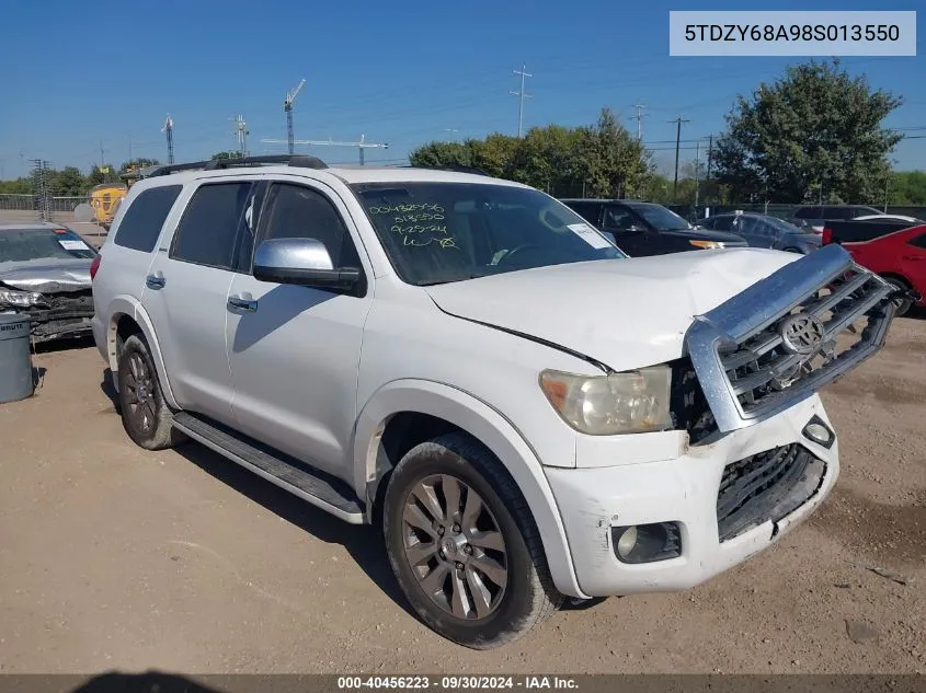 2008 Toyota Sequoia Limited 5.7L V8 VIN: 5TDZY68A98S013550 Lot: 40456223