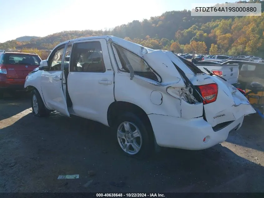 2009 Toyota Sequoia Sr5 4.7L V8 VIN: 5TDZT64A19S000880 Lot: 40638648