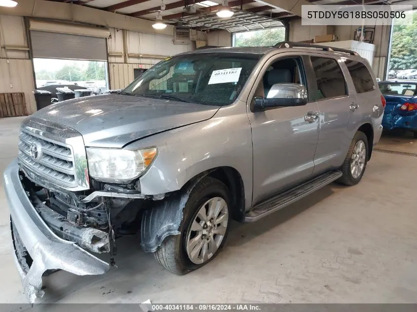 2011 Toyota Sequoia Platinum VIN: 5TDDY5G18BS050506 Lot: 40341184