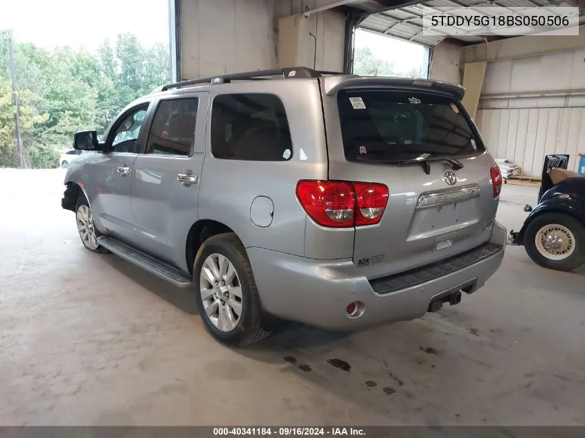 2011 Toyota Sequoia Platinum VIN: 5TDDY5G18BS050506 Lot: 40341184