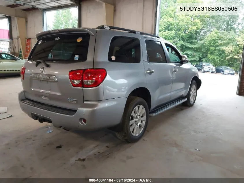 5TDDY5G18BS050506 2011 Toyota Sequoia Platinum