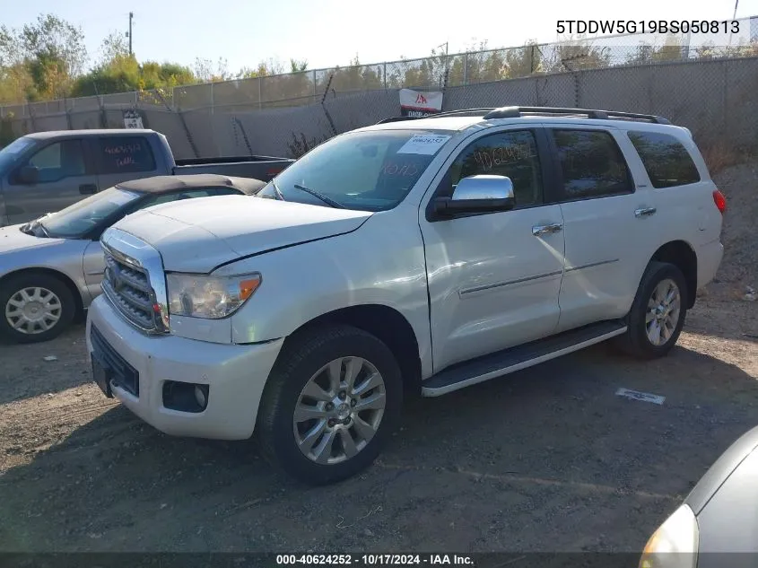 2011 Toyota Sequoia Platinum 5.7L V8 VIN: 5TDDW5G19BS050813 Lot: 40624252