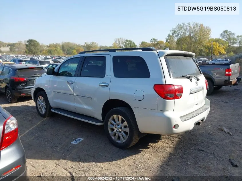 2011 Toyota Sequoia Platinum 5.7L V8 VIN: 5TDDW5G19BS050813 Lot: 40624252