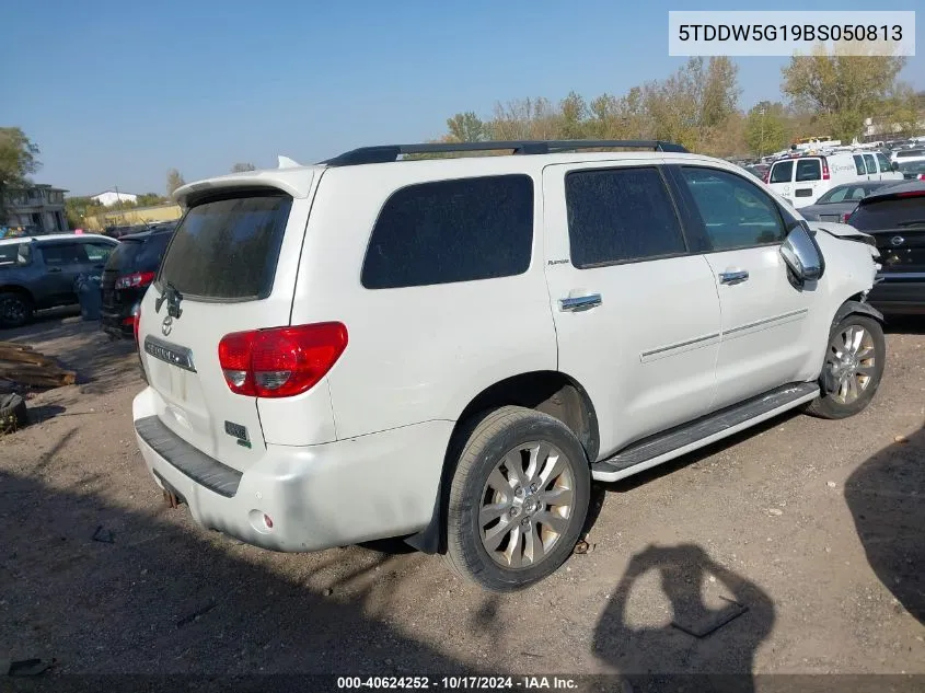 2011 Toyota Sequoia Platinum 5.7L V8 VIN: 5TDDW5G19BS050813 Lot: 40624252