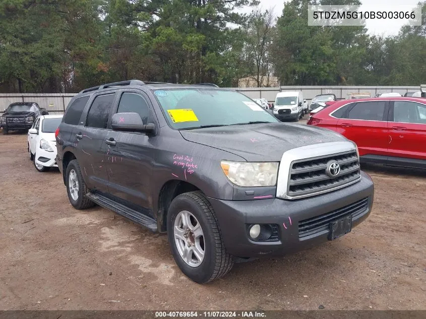 2011 Toyota Sequoia Sr5 4.6L V8 VIN: 5TDZM5G10BS003066 Lot: 40769654