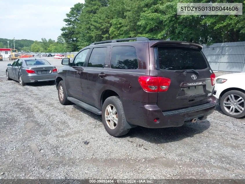 2013 Toyota Sequoia Sr5 VIN: 5TDZY5G13DS044606 Lot: 39892404