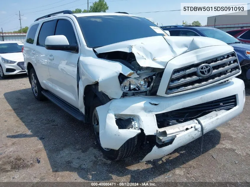 5TDBW5G15DS091093 2013 Toyota Sequoia Sr5 5.7L V8