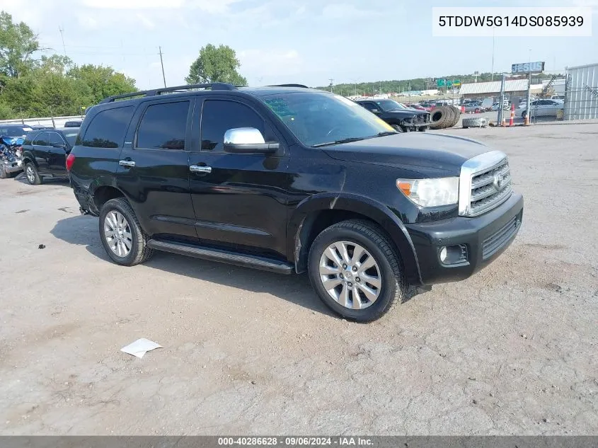 2013 Toyota Sequoia Platinum 5.7L V8 VIN: 5TDDW5G14DS085939 Lot: 40286628