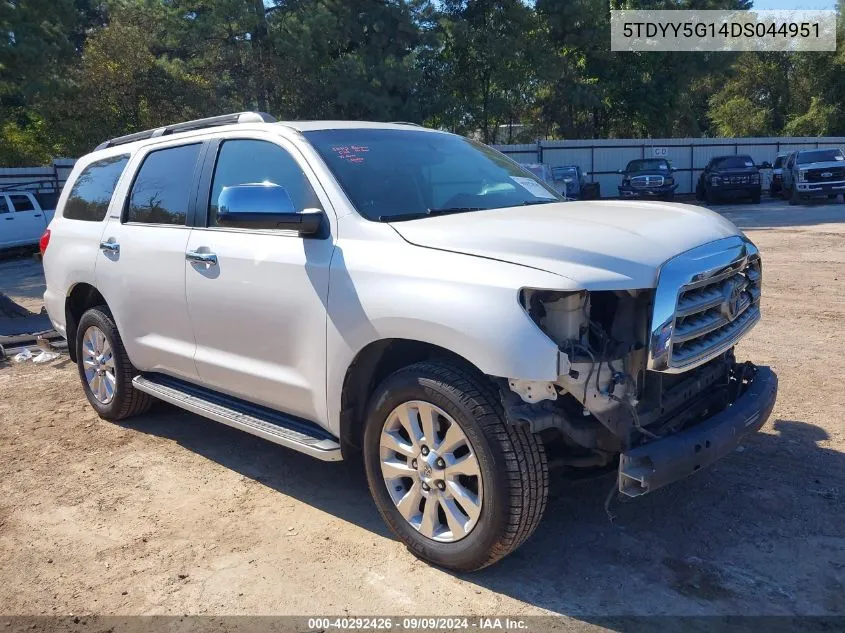 2013 Toyota Sequoia Platinum 5.7L V8 VIN: 5TDYY5G14DS044951 Lot: 40292426