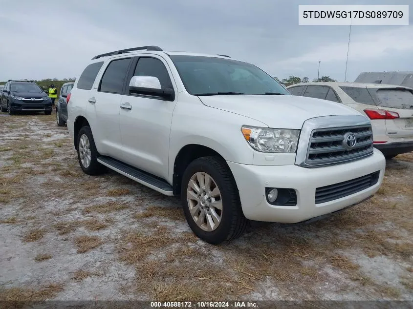 2013 Toyota Sequoia Platinum 5.7L V8 VIN: 5TDDW5G17DS089709 Lot: 40588172