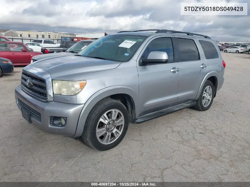 2013 Toyota Sequoia Sr5 5.7L V8 VIN: 5TDZY5G18DS049428 Lot: 40697204