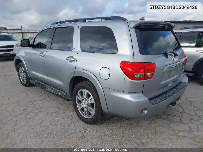 2013 Toyota Sequoia Sr5 5.7L V8 VIN: 5TDZY5G18DS049428 Lot: 40697204