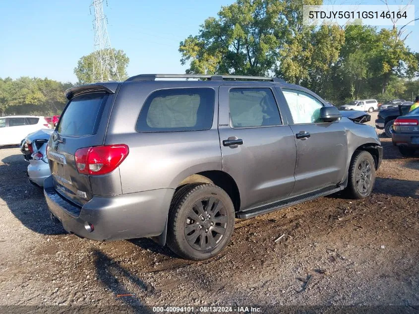 5TDJY5G11GS146164 2016 Toyota Sequoia Limited