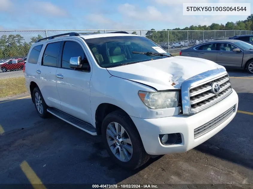 2016 Toyota Sequoia Limited 5.7L V8 VIN: 5TDKY5G10GS064544 Lot: 40473175