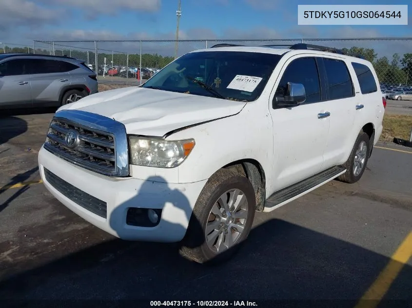 2016 Toyota Sequoia Limited 5.7L V8 VIN: 5TDKY5G10GS064544 Lot: 40473175