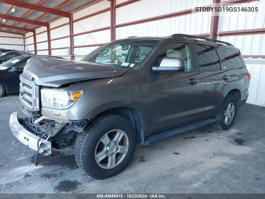 2016 Toyota Sequoia Sr5 5.7L V8 VIN: 5TDBY5G19GS146305 Lot: 40656515