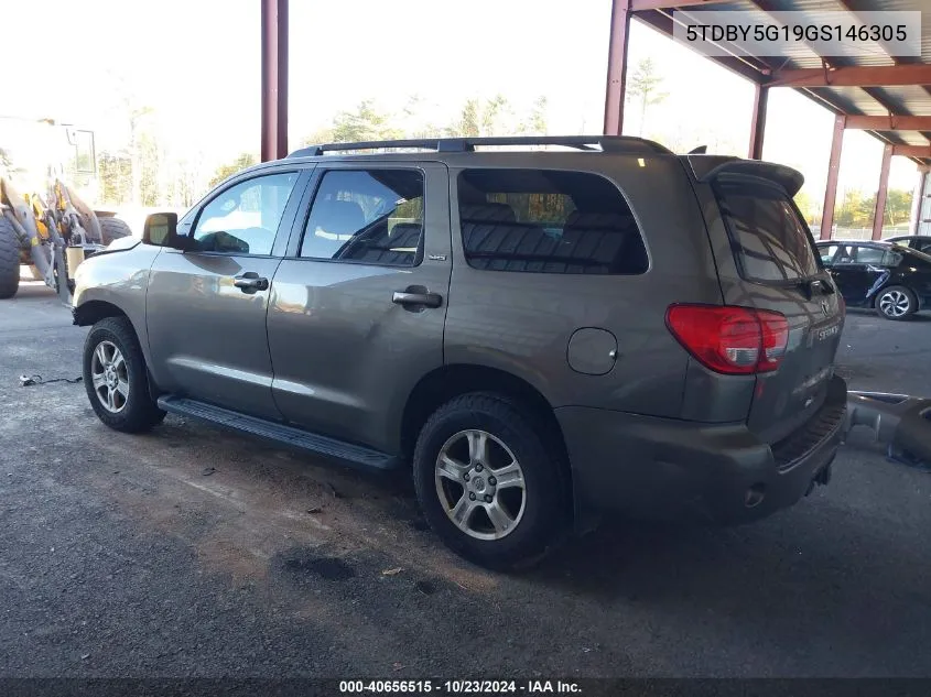 2016 Toyota Sequoia Sr5 5.7L V8 VIN: 5TDBY5G19GS146305 Lot: 40656515